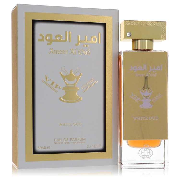 Ameer Al Oud Vip Original White Oud Eau De Parfum Spray (Unisex) By Fragrance World For Men