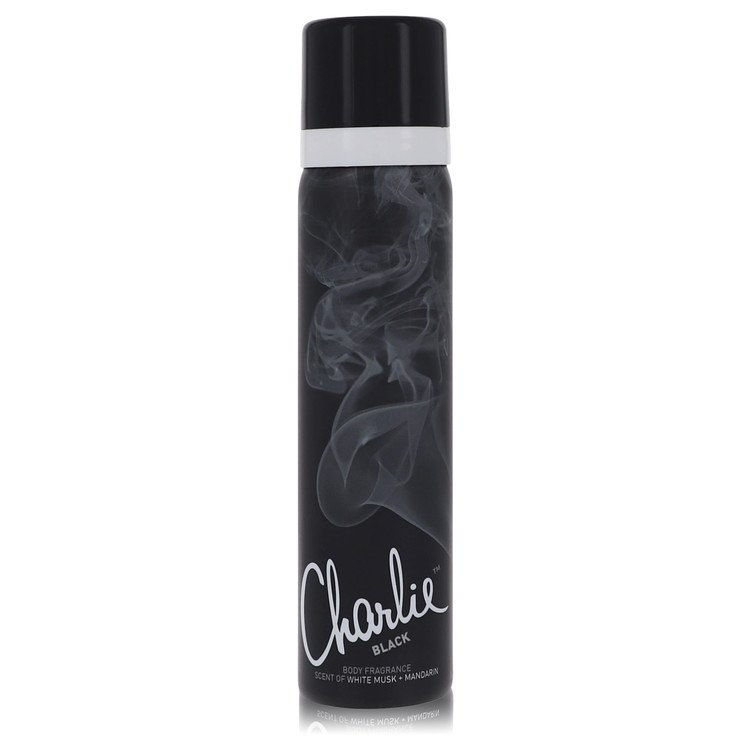 Charlie Black Body Fragrance Spray By Revlon For Women