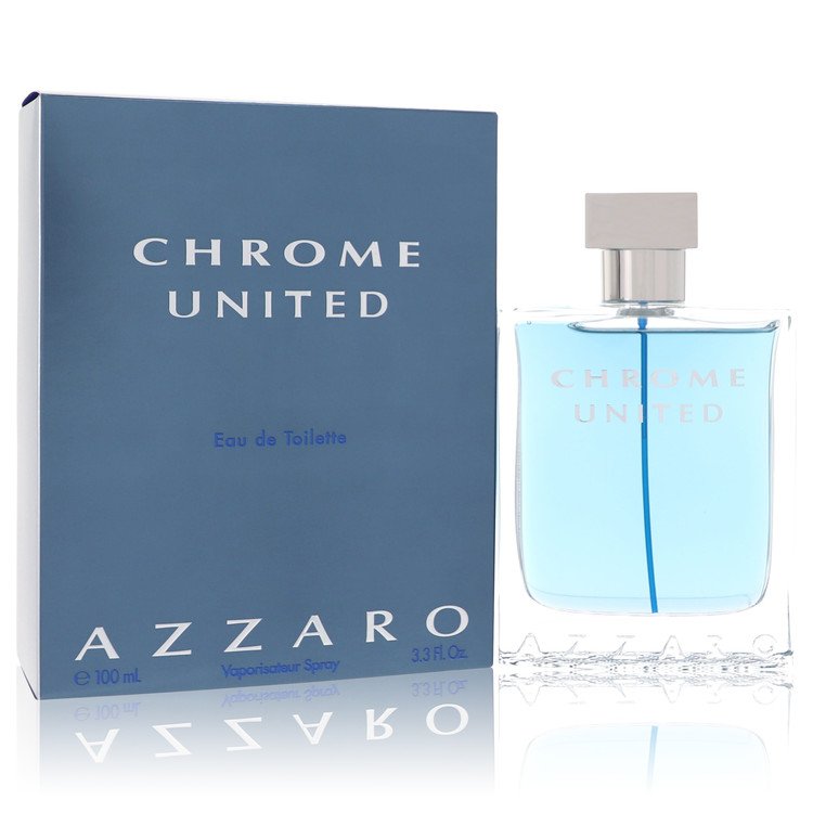 Chrome United Eau De Toilette Spray By Azzaro For Men