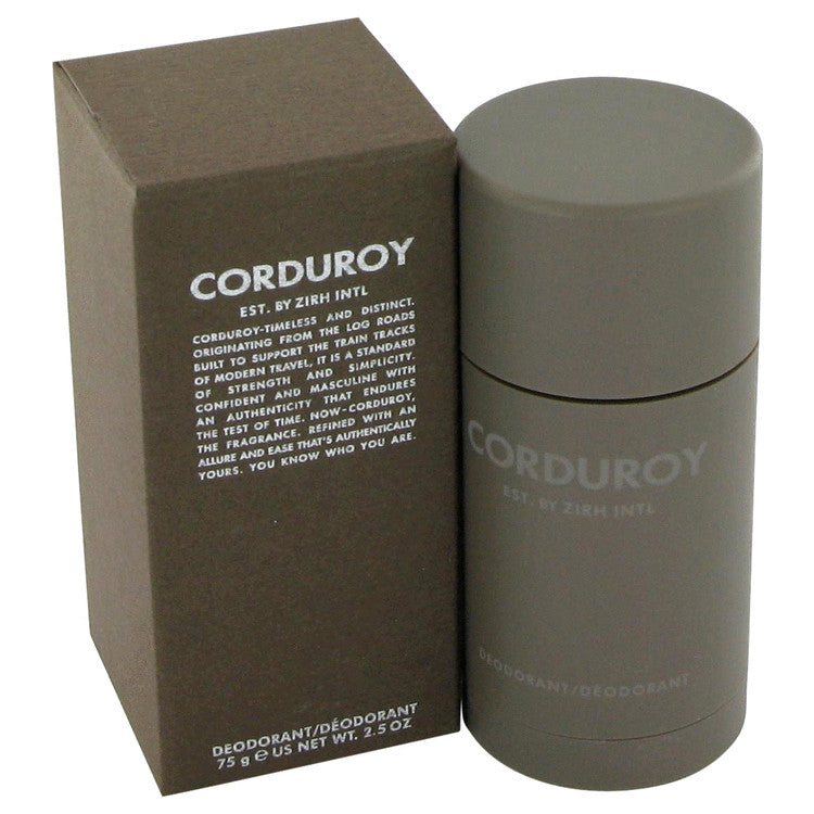 Corduroy Deodorant Stick (Alcohol-Free) By Zirh International For Men