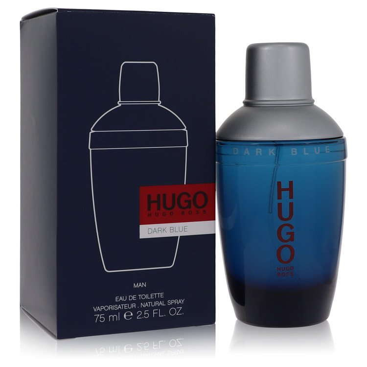 Dark Blue Eau De Toilette Spray By Hugo Boss For Men