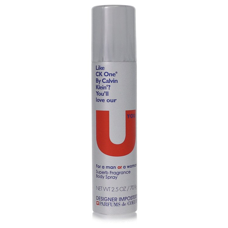 Designer Imposters U You Deodorant Body Spray (Unisex) By Parfums De Coeur For Women