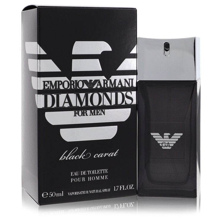 Emporio Armani Diamonds Black Carat Eau De Toilette Spray By Giorgio Armani For Men