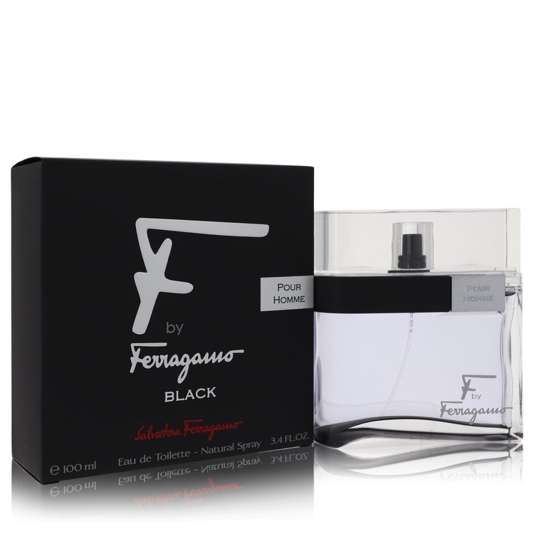 F Black Eau De Toilette Spray By Salvatore Ferragamo For Men