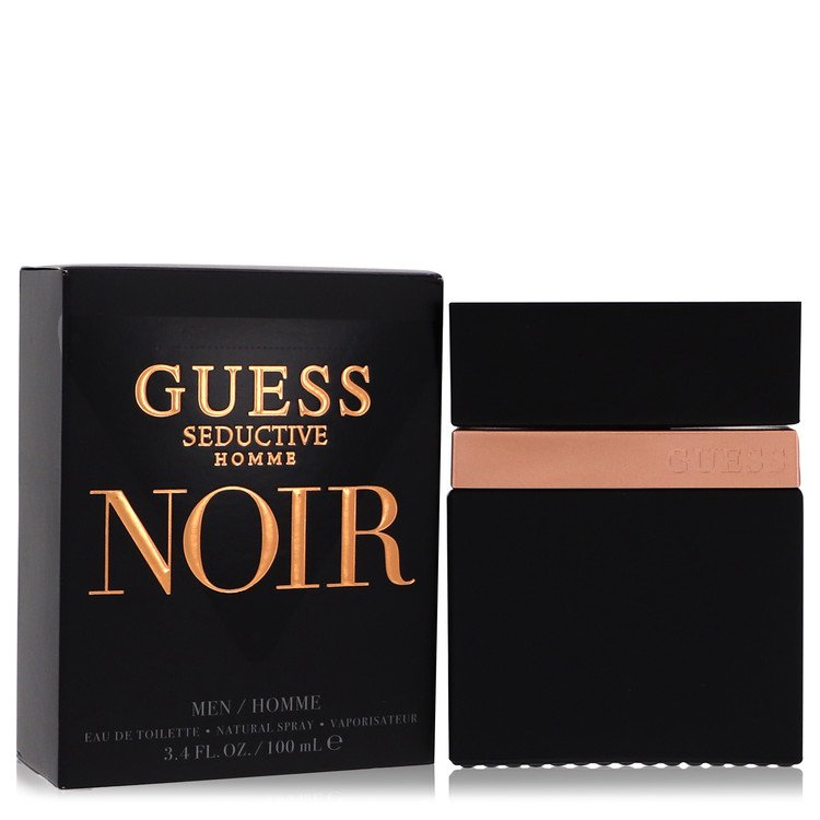 Guess Seductive Homme Noir Eau De Toilette Spray By Guess For Men