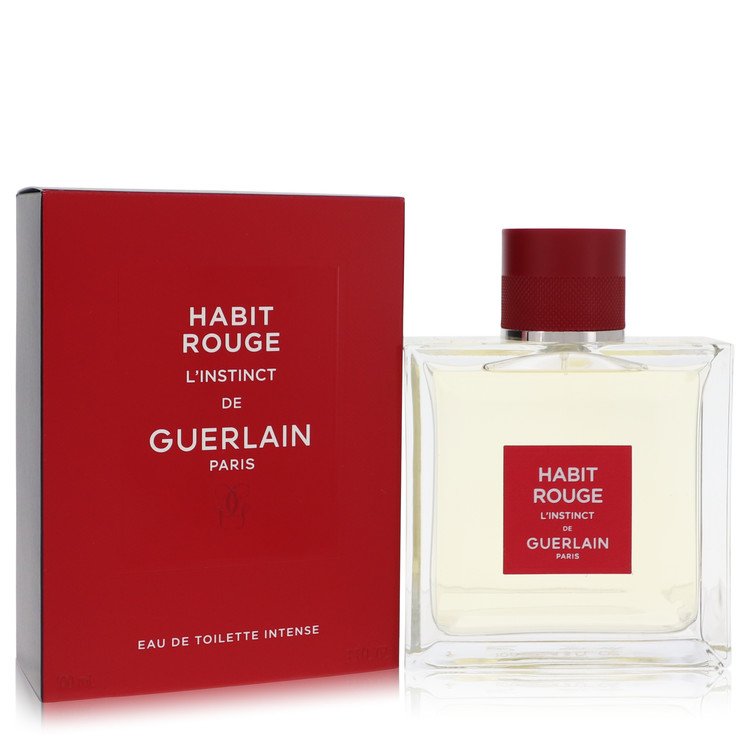 Habit Rouge L'instinct Eau De Toilette Intense Spray By Guerlain For Men