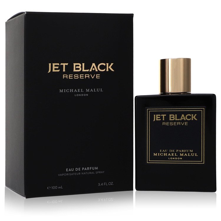 Jet Black Reserve Eau De Parfum Spray By Michael Malul For Men