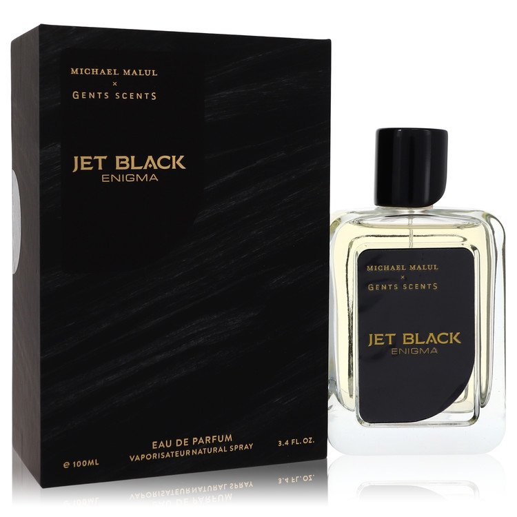 Jet Black Enigma Eau De Parfum Spray By Michael Malul For Men