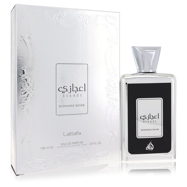 Lattafa Ejaazi Intensive Silver Eau De Parfum Spray (Unisex) By Lattafa For Women