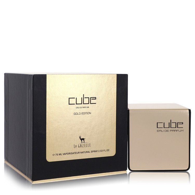 Le Gazelle Cube Gold Edition Eau De Parfum Spray By Le Gazelle For Men