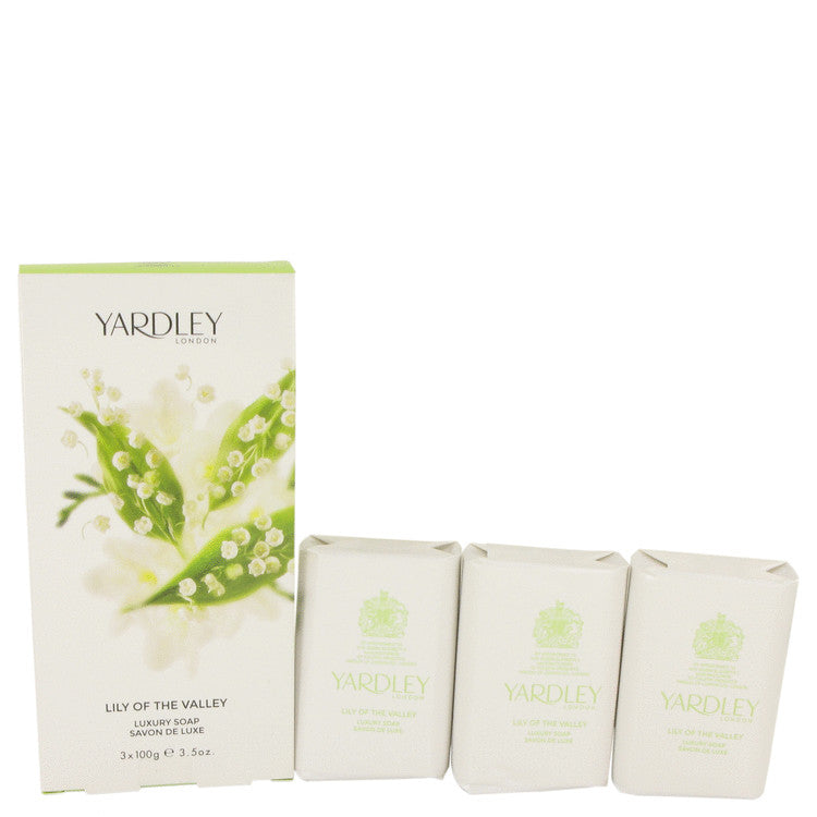 Lily Of The Valley Yardley 3 x 3.5 oz Soap By Yardley London For Women