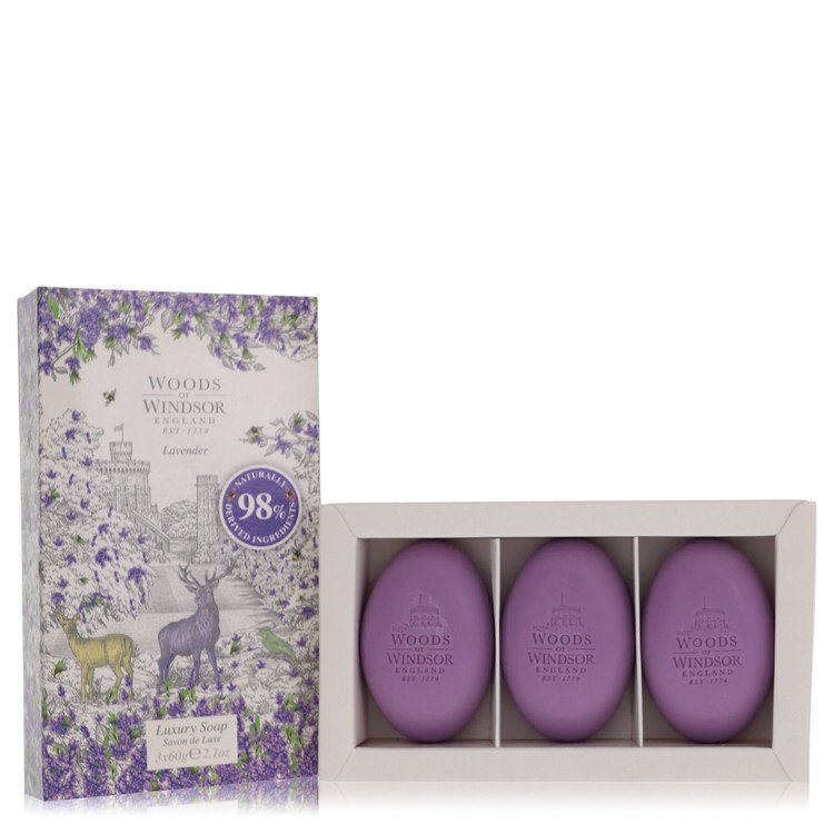 Lavender Fine English Soap By Woods of Windsor For Women