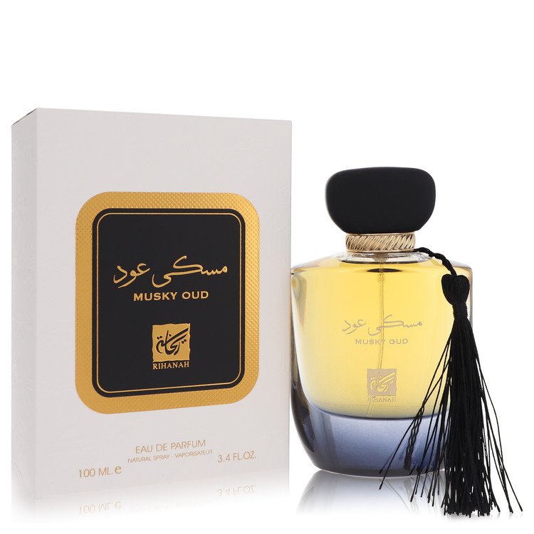 Musky Oud Eau De Parfum Spray (Unisex) By Rihanah For Men