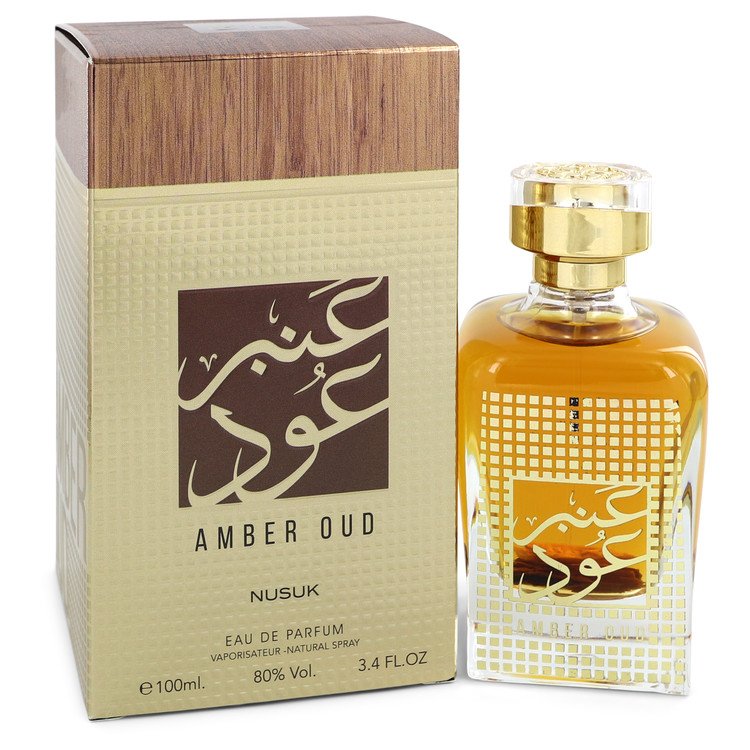 Nusuk Amber Oud Eau De Parfum Spray By Nusuk For Women