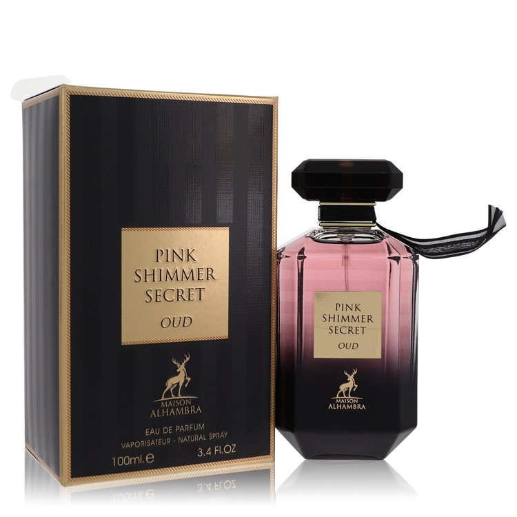 Pink Shimmer Secret Oud Eau De Parfum Spray (Unisex) By Maison Alhambra For Women