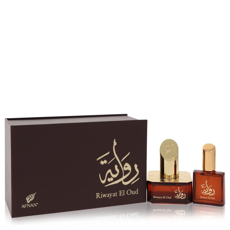 Riwayat El Oud Eau De Parfum Spray + Free .67 oz Travel EDP Spray By Afnan For Women