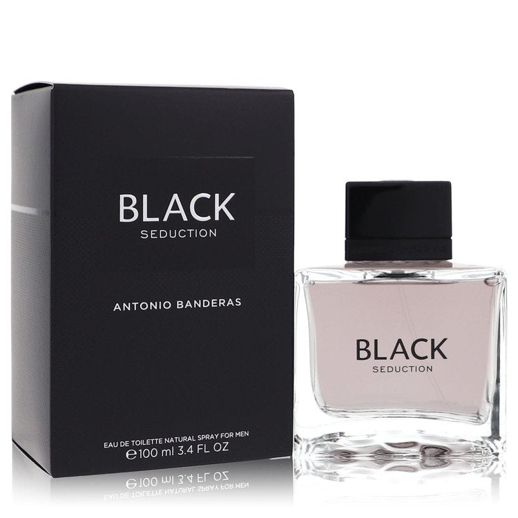 Seduction In Black Eau De Toilette Spray By Antonio Banderas For Men