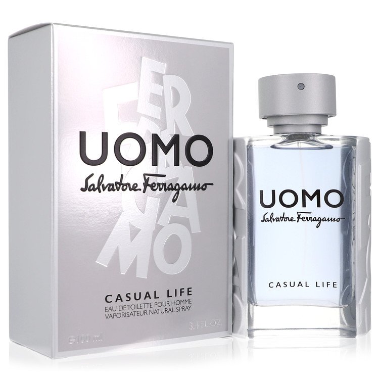 Salvatore Ferragamo Uomo Casual Life Eau De Toilette Spray By Salvatore Ferragamo For Men