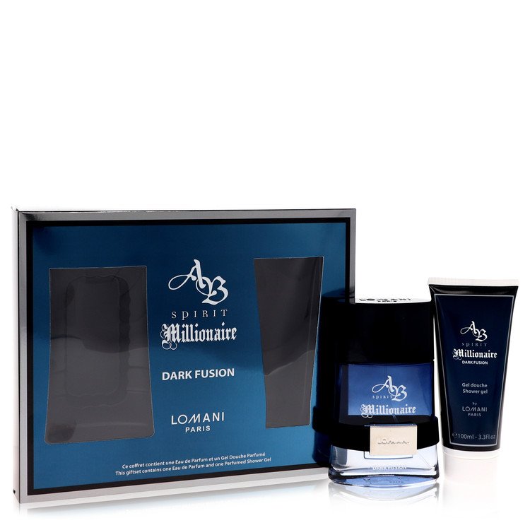 Spirit Millionaire Dark Fusion Gift Set By Lomani For Men