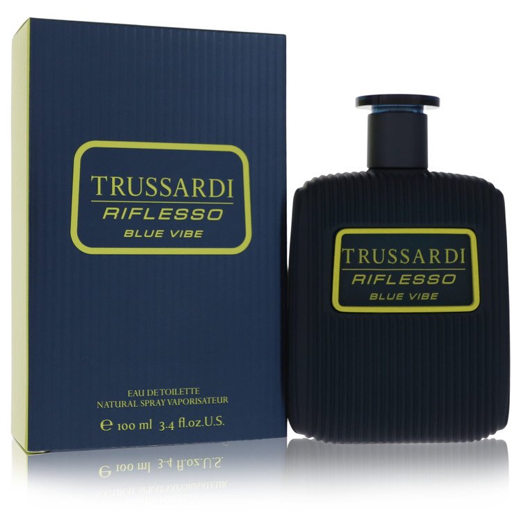 Trussardi Riflesso Blue Vibe Eau De Toilette Spray By Trussardi For Men