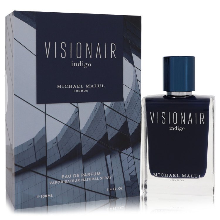 Visionair Indigo Eau De Parfum Spray By Michael Malul For Men