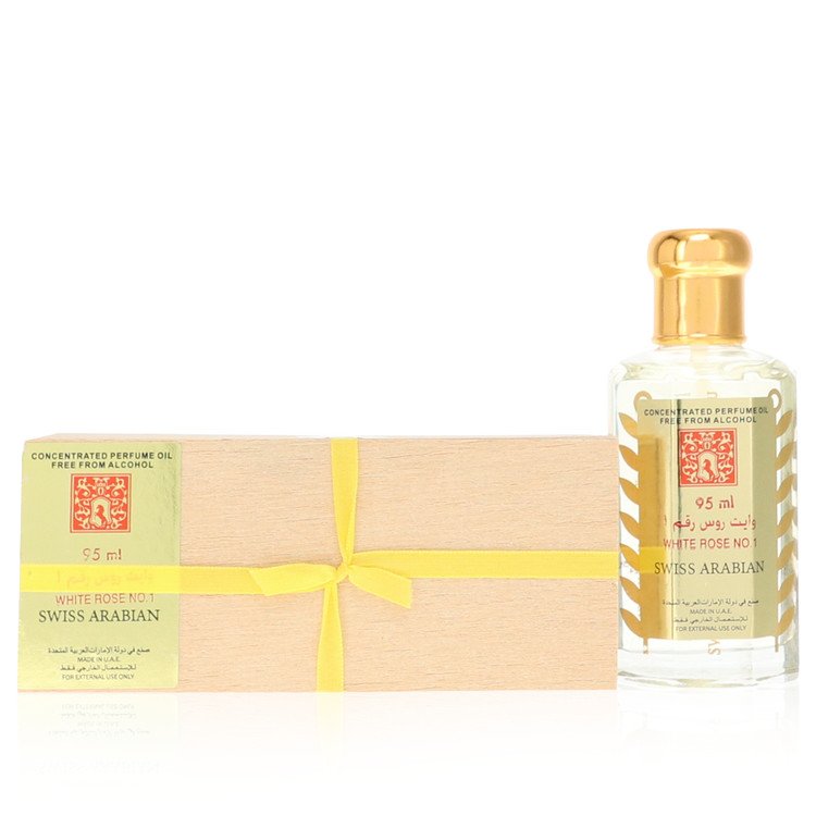 White Rose No 1 Concentrated Perfume Oil Free From Alcohol (Unisex) By Swiss Arabian For Women