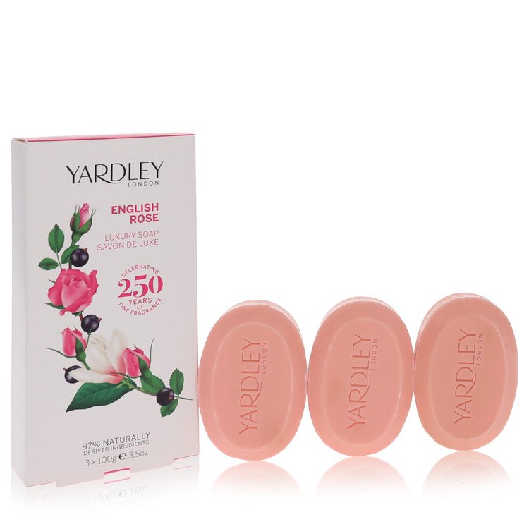 English Rose Yardley 3 x 3.5 oz  Luxury Soap By Yardley London For Women