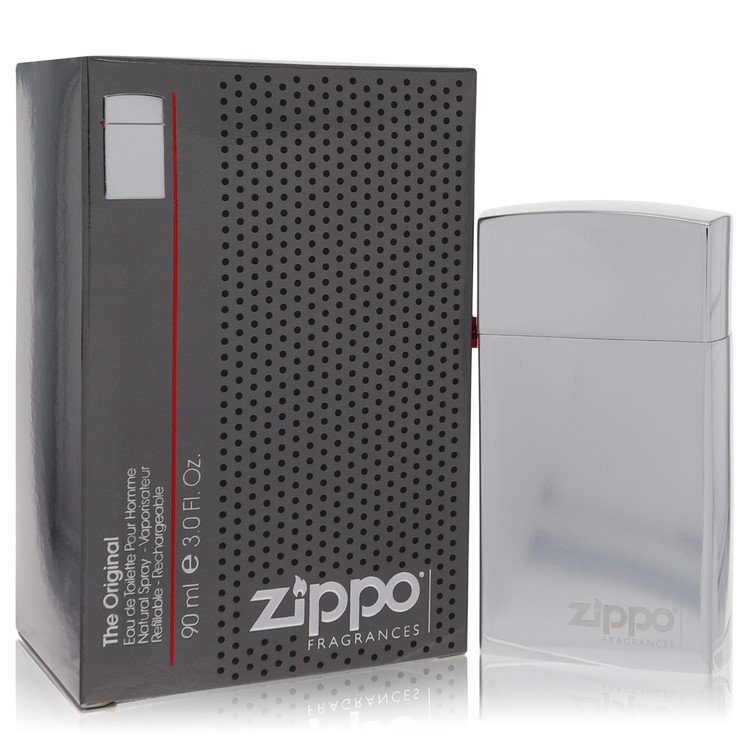 Zippo Silver Eau De Toilette Refillable Spray By Zippo For Men